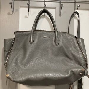 Miu Miu Charcoal Leather Bag